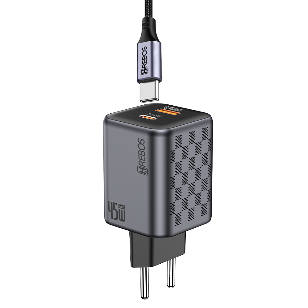 Carregador USB-C Black Chess