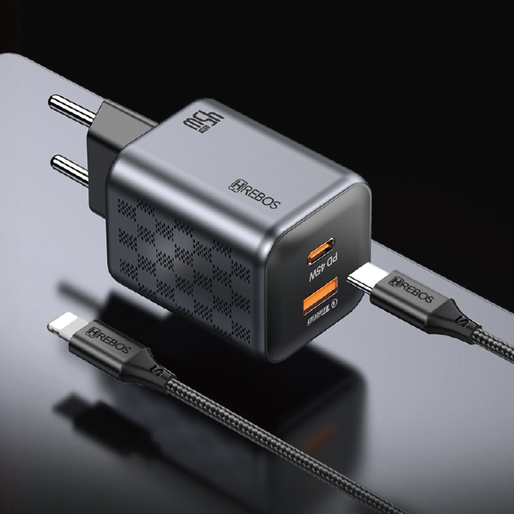 Carregador USB-C Black Chess