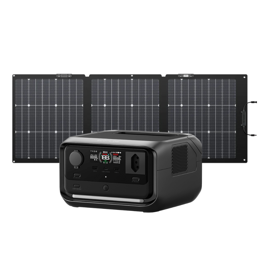 EcoFlow RIVER 3 Plus Solar Kit + 160W Solar Panel